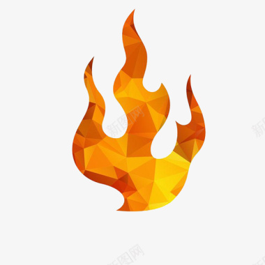 卡通焱热的火焰标志图标图标