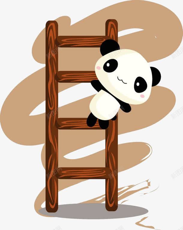 爬梯子的小熊png免抠素材_新图网 https://ixintu.com 卡通 实木楼梯 小熊 攀爬工具 木梯 梯子 楼梯 爬梯子 用于爬高