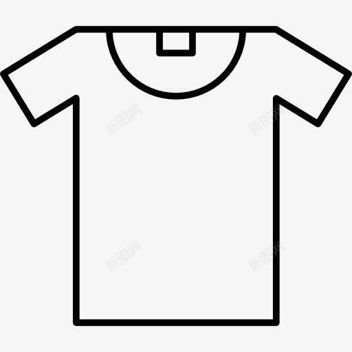 T恤的轮廓图标png_新图网 https://ixintu.com T恤 T恤衫 半袖 布 时尚 概述 衣服 衣服抚摸 轮廓