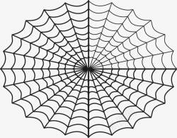 捞网黑色的蜘蛛网高清图片
