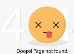404PNG插画卡通时尚网页报错提示矢量图高清图片