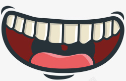 人类牙齿洁白牙齿嘴巴高清图片