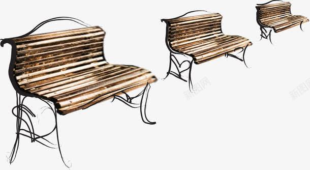 公园长椅png免抠素材_新图网 https://ixintu.com 公园 凳子 座椅 手绘 木制 木椅 街景 长椅