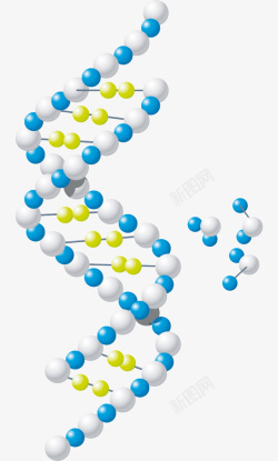 卡通基因图素材