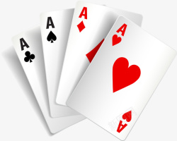 四张扑克四张扑克牌高清图片