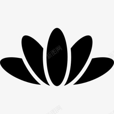 佛语佛教的莲花图标图标