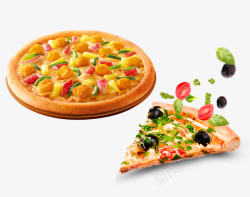 海鲜披萨美味西餐海鲜披萨高清图片