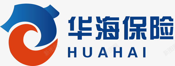 华海保险logo矢量图图标图标