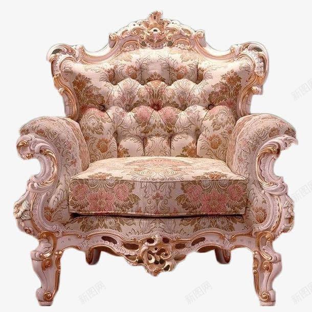欧式软沙发png免抠素材_新图网 https://ixintu.com 凳子 博物馆 宝座 欧式座椅 罗浮宫