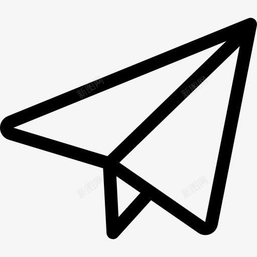 纸飞机图标png_新图网 https://ixintu.com 发送 平面 消息 界面 纸 纸飞机 飞机