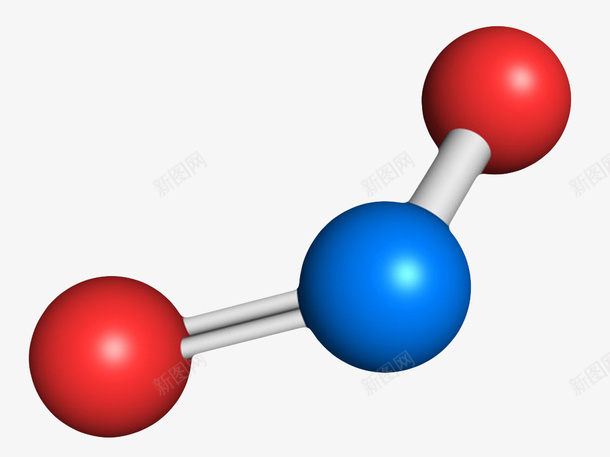 红色二氧化氮分子形状png免抠素材_新图网 https://ixintu.com 分子形状 分子立体结构 分子结构 原子 发亮 发光 最小单元 空间 连接 阿伏伽德罗 顺序