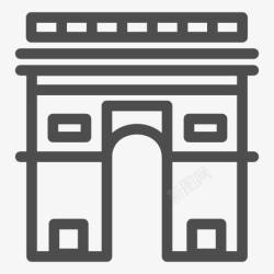sight弧法国巴黎视线旅行旅行TRIU高清图片