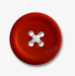 衣扣红色button高清图片