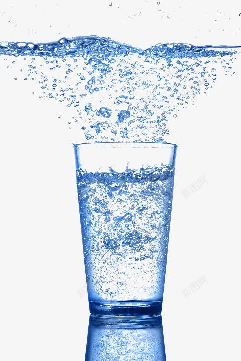 蓝色水杯水气泡png免抠素材_新图网 https://ixintu.com 气泡 水杯 玻璃 白开水 苏打 蓝色 饮用水