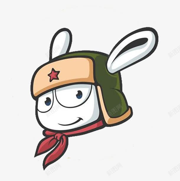 带雷锋帽的兔子png免抠素材_新图网 https://ixintu.com 元素 兔子 卡通 学习雷锋 雷锋帽