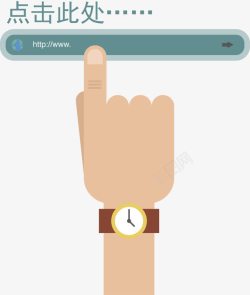 点击此处网址素材
