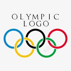 奥运会五环旗子奥运会logo图标高清图片