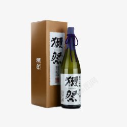 日本原装进口清酒免抠獭祭清酒高清图片