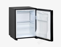 体积小质量大黑色小冰箱家用电器旧冰箱高清图片