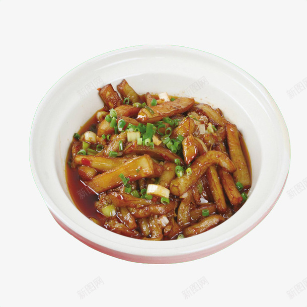 五香肉末茄子png免抠素材_新图网 https://ixintu.com 传统美食 大蒜 美食 肉 肉末茄子 茄子 葱 餐饮美食