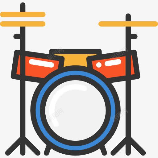鼓图标png_新图网 https://ixintu.com 乐器 乐队 打击乐器 音乐 音乐和多媒体 鼓