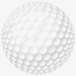 卡通手绘高尔夫球素材