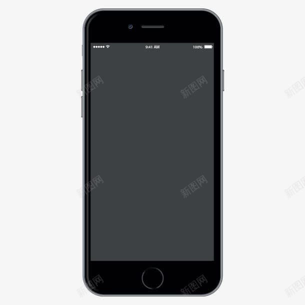 手机png免抠素材_新图网 https://ixintu.com iphone6 手机 手机模型 黑色