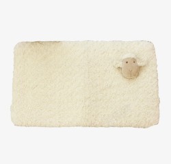 绒毛地毯居家客厅茶几纯色毛地毯高清图片