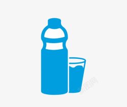 水容器矿泉水瓶水杯高清图片