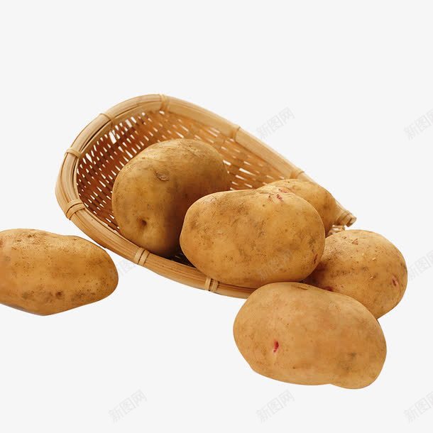 新鲜的土豆png免抠素材_新图网 https://ixintu.com 土豆 土豆免费下载 新鲜的土豆 食品原材料 马铃薯 黄色马铃薯