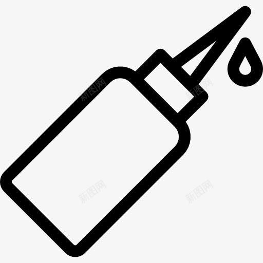 油图标png_新图网 https://ixintu.com 工具和用具 油 液 瓶 简笔画胶水 胶水