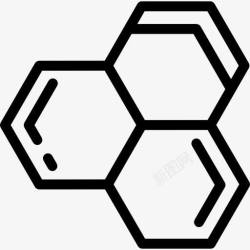 六角形标志细胞图标高清图片