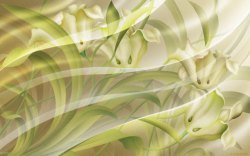 彩绘水仙种子矢量图水仙花彩绘丝绸合成效果高清图片