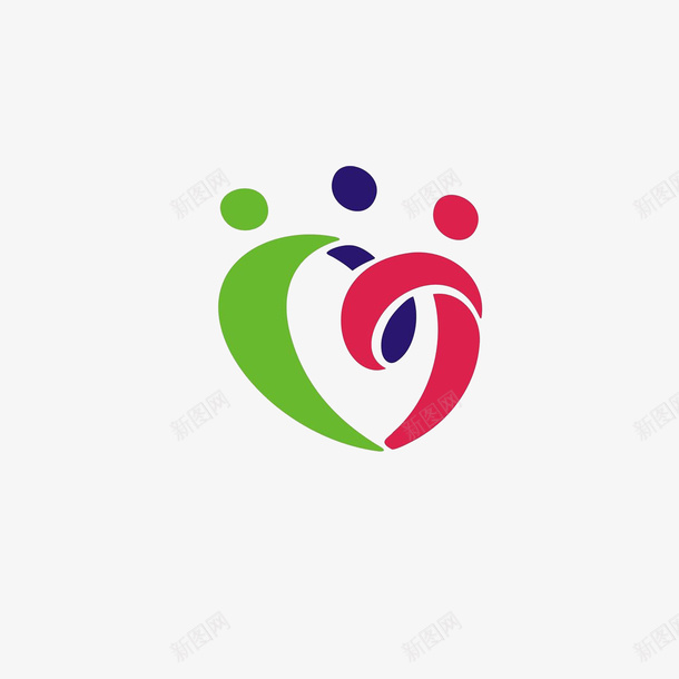 志愿服务工会图标png_新图网 https://ixintu.com logo 商标 商标设计 工会logo 工会商标 工会标志 志愿服务工会图标