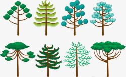 八种树木素材