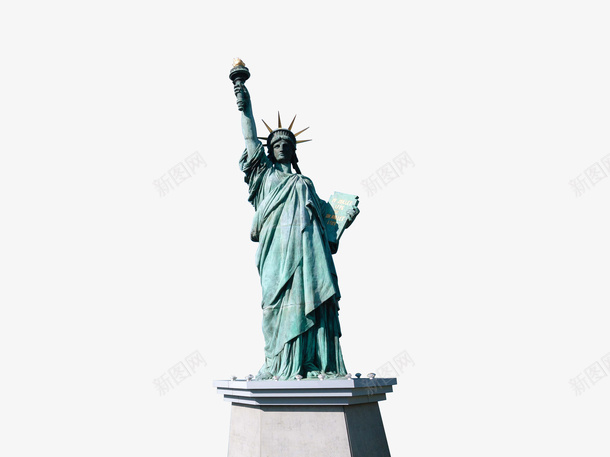 美国自由女神png免抠素材_新图网 https://ixintu.com 女神 标志 神像 美国 自由