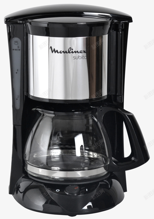 黑色透亮咖啡机png免抠素材_新图网 https://ixintu.com png图形 咖啡机 电器 装饰 黑色
