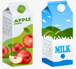 水果储存盒卡通牛奶水果盒罐高清图片
