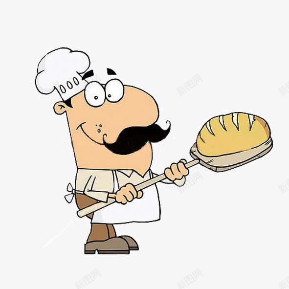 面包师png免抠素材_新图网 https://ixintu.com 做面包 拿着面包 烘焙 蛋糕坊 西点 面包师