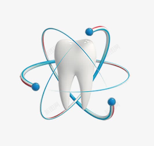 3D牙齿png免抠素材_新图网 https://ixintu.com 3D牙齿 牙科诊所海报设计 牙齿海报