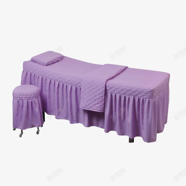 美容床png免抠素材_新图网 https://ixintu.com 便捷多用美容床 简约大方美容床 紫色棉美容床 美容床 美容院专用美容床
