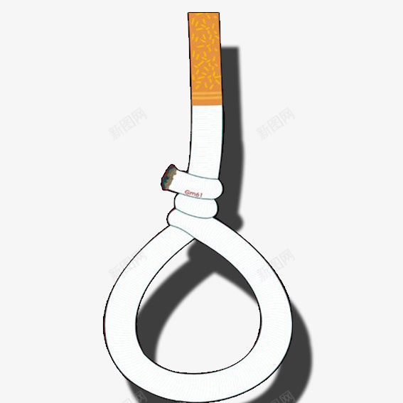 上吊绳子psd免抠素材_新图网 https://ixintu.com 上吊 宣传 抽象 烟 绳子
