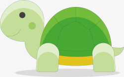 创意海龟卡通乌龟矢量图高清图片