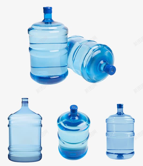 纯净水容器瓶子png免抠素材_新图网 https://ixintu.com 东单西歪的桶 各种角度的 水壶容器 矿泉水桶 装纯净水