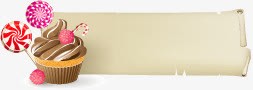甜品标题栏png免抠素材_新图网 https://ixintu.com 冰淇淋 标题栏 栏目 淘宝素材 点心 甜品标题栏素材 糖果 蛋糕 食品