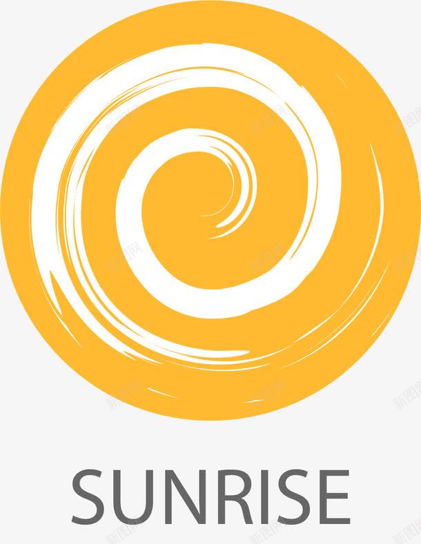 太阳旋涡图标png_新图网 https://ixintu.com 公司logo 图标 太阳 太阳能 旋涡 照明