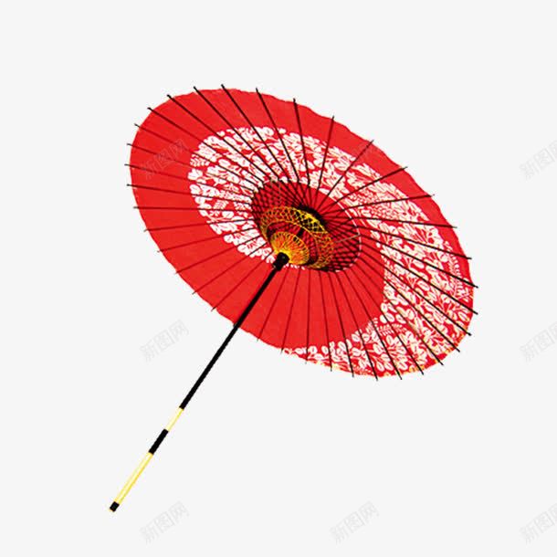红色纸伞png免抠素材_新图网 https://ixintu.com 喜庆 撑开 新年 红色 纸伞 纹理 艺术 装饰