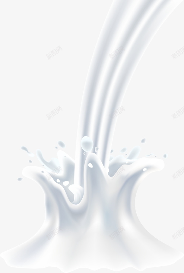 倾倒白色牛奶png免抠素材_新图网 https://ixintu.com 倾倒牛奶 动态牛奶 牛奶水流 牛奶水滴 白色牛奶 飞溅 饮料