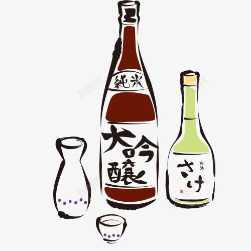 日式食物可爱简笔画漫画png免抠素材_新图网 https://ixintu.com 卡通 可爱 手绘食物 日式食物 漫画 简笔画 米酒