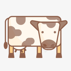 卡通饲养员农业养殖业奶牛矢量图高清图片